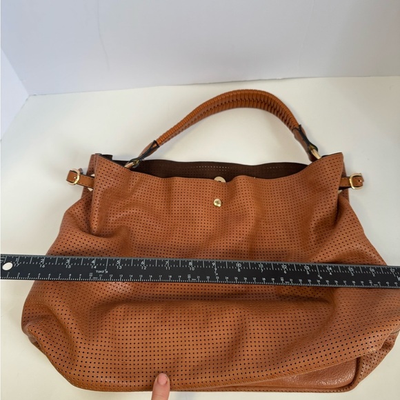 Cutest faux leather brown bucket purse - Picture 12 of 13